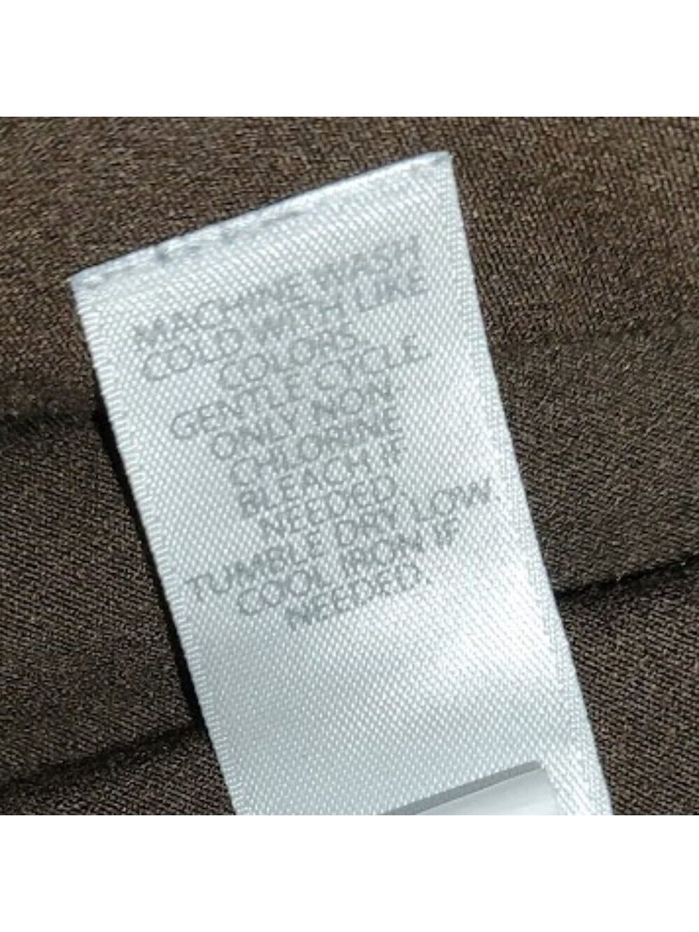 J. Jill Wearever Collection Cropped Pull On Pants Brown Wide Leg Women's Size L - Picture 11 of 12